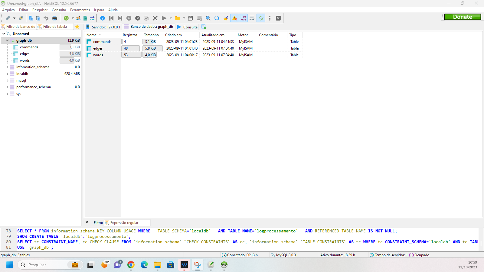 HeidiSQL – Documentação Maurinsoft